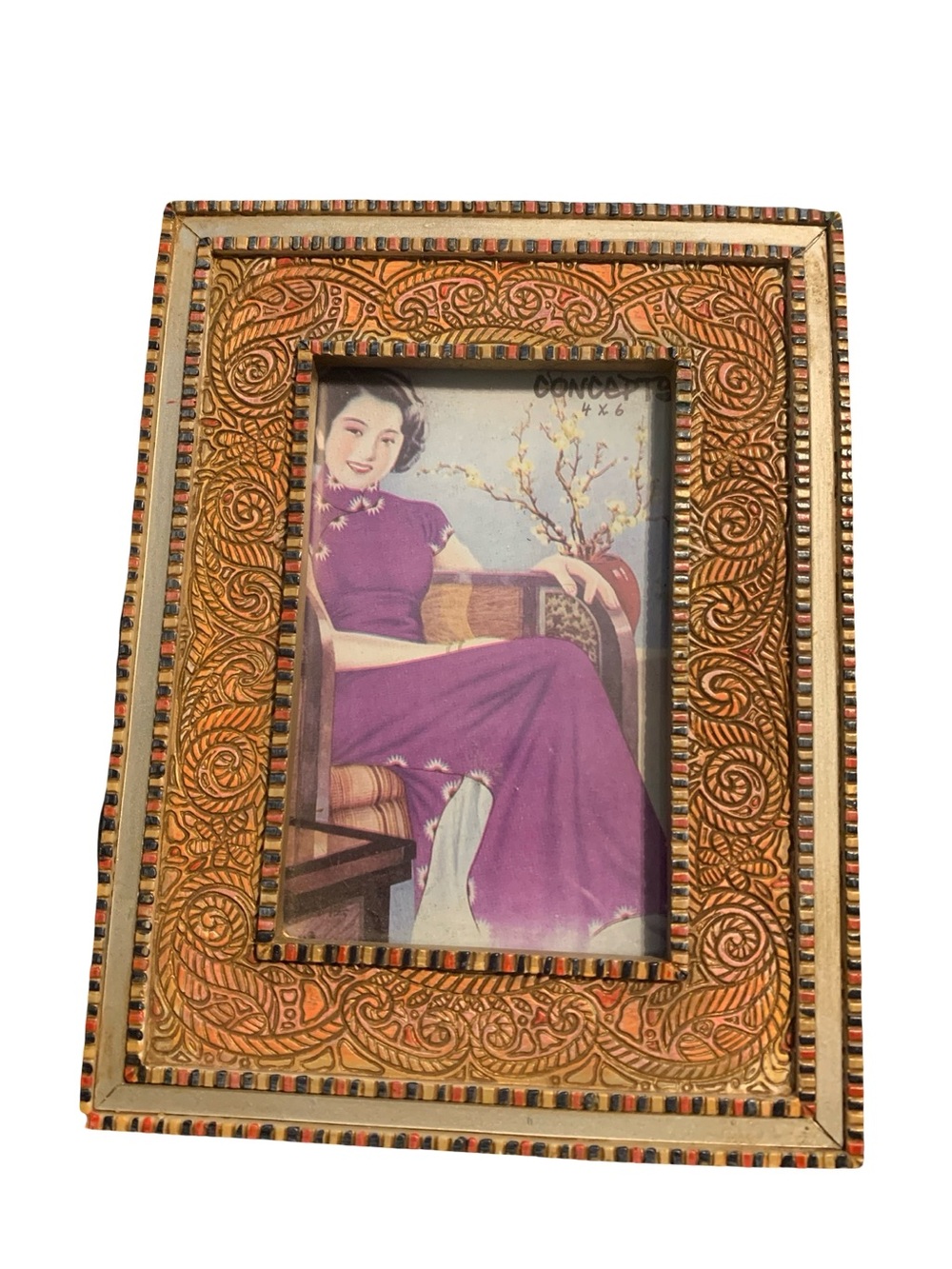 Vintage Concepts 4x6 Moroccan Style Resin Multicolor